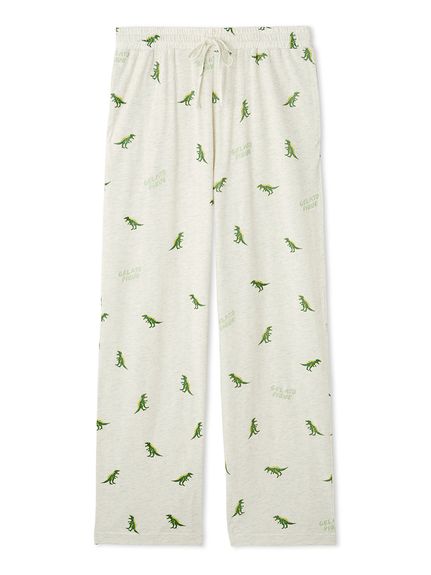 ＊新品未開封＊ダイナソー 柄 ロンT & ロングパンツ 上下セット HOMME】スラブダイナソー総柄ロングパンツ(ロングパンツ)｜ルーム