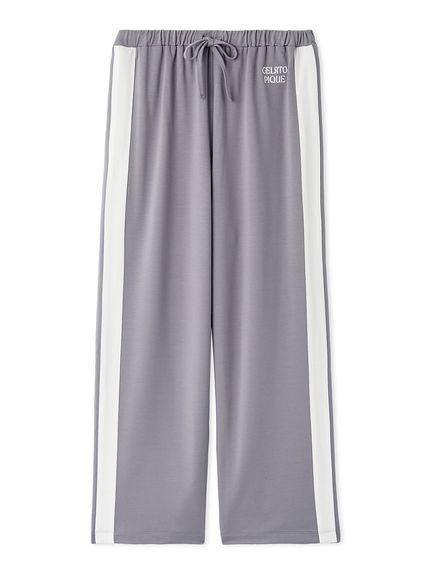 HOMME】インレイロゴラインロングパンツ(ロングパンツ)｜ルームウェア