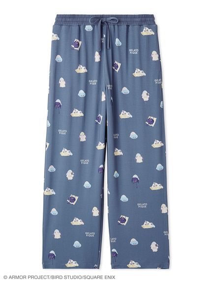 ジェラピケドラクエ⭐︎モンスター総柄ロングパンツCRM/F ドラゴンクエスト】【メンズ】アソートモンスター総柄ロング