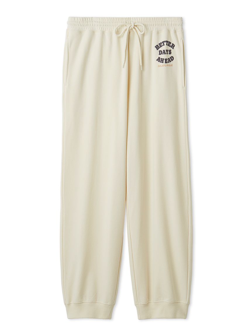 HOMME】裏毛プリントロングパンツ(ロングパンツ)｜ルームウェア