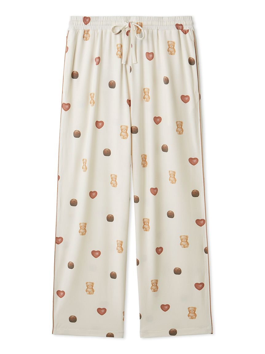 Valentine】【HOMME】総柄ロングパンツ(ロングパンツ)｜ルームウェア