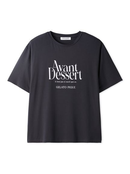 【HOMME】COOLレーヨンロゴTシャツ(DGRY-M)