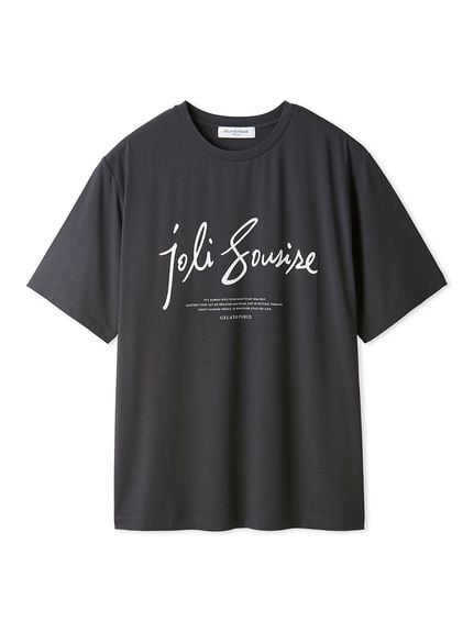 【HOMME】 COOLレーヨンロゴTシャツ