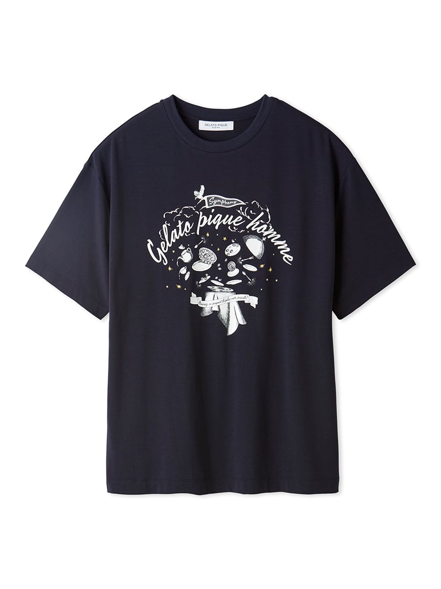 【HOMME】レーヨンロゴTシャツ