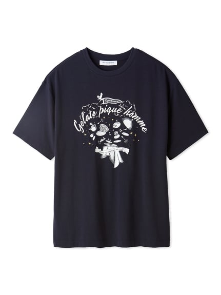 HOMME】レーヨンロゴTシャツ(カットソー・Tシャツ)｜ルームウェア・パジャマ通販のgelatopique（ジェラートピケ）公式サイト