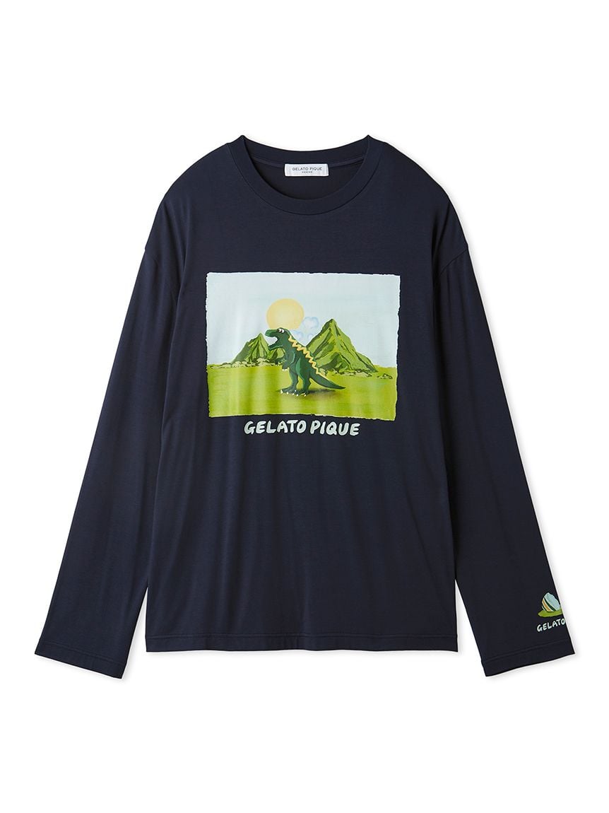 HOMME】ダイナソーワンポイントロンT(カットソー・Tシャツ)｜ルームウェア・パジャマ通販のgelatopique（ジェラートピケ）公式サイト