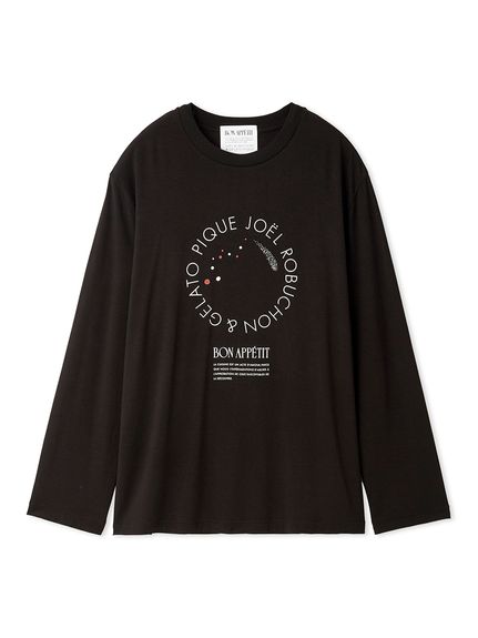 【JOEL ROBUCHON】【HOMME】ワンポイントロンT(BLK-M)