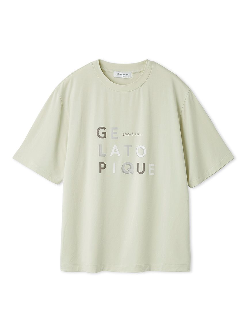 HOMME】レーヨンロゴワンポイントTシャツ(カットソー・Tシャツ
