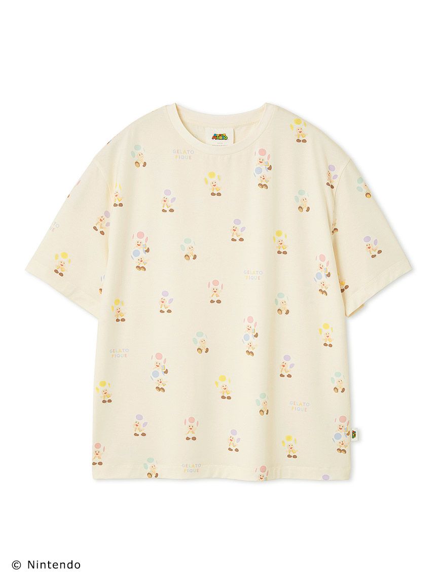 スーパーマリオ】【メンズ】 キノピオ&ヨッシーTシャツ スーパーマリオ】【メンズ】 キノピオ&ヨッシーTシャツ