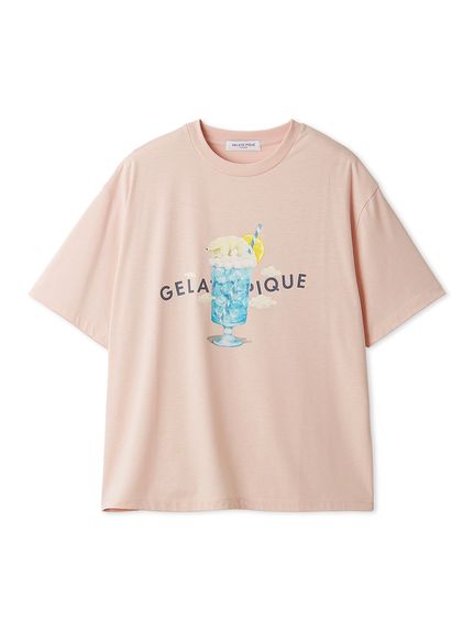 HOMME】【接触冷感】レーヨンアイスクリームソーダハーフパンツ