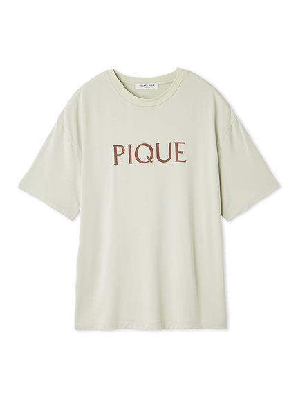 gelato pique☆【接触冷感】レーヨンロゴTシャツ＆パンツ 接触冷感】カラーレーヨンロゴTシャツ(カットソー・Tシャツ