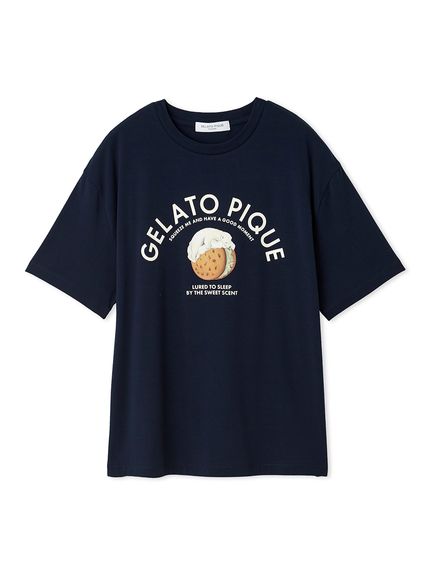gelato pique ジェラートピケ カラフルレーヨンロゴBIGTシャツ