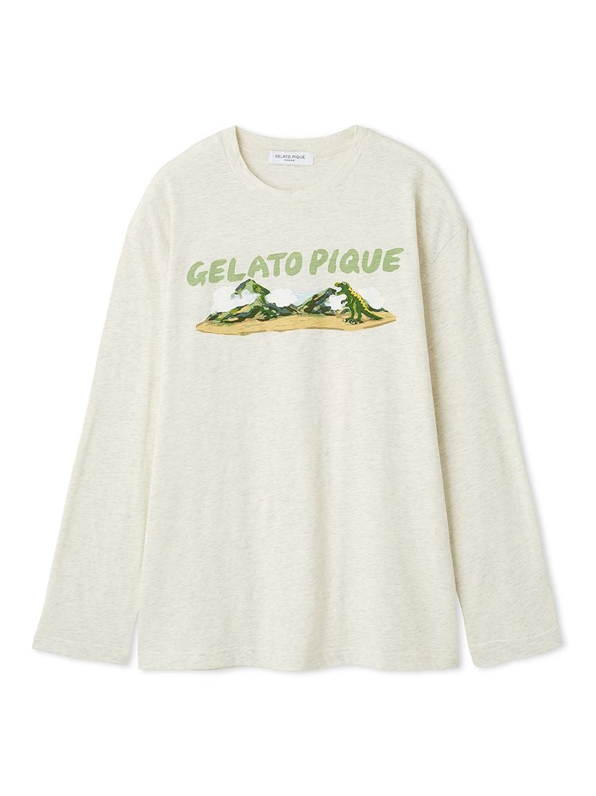 HOMME】スラブダイナソーロンT(カットソー・Tシャツ)｜ルームウェア