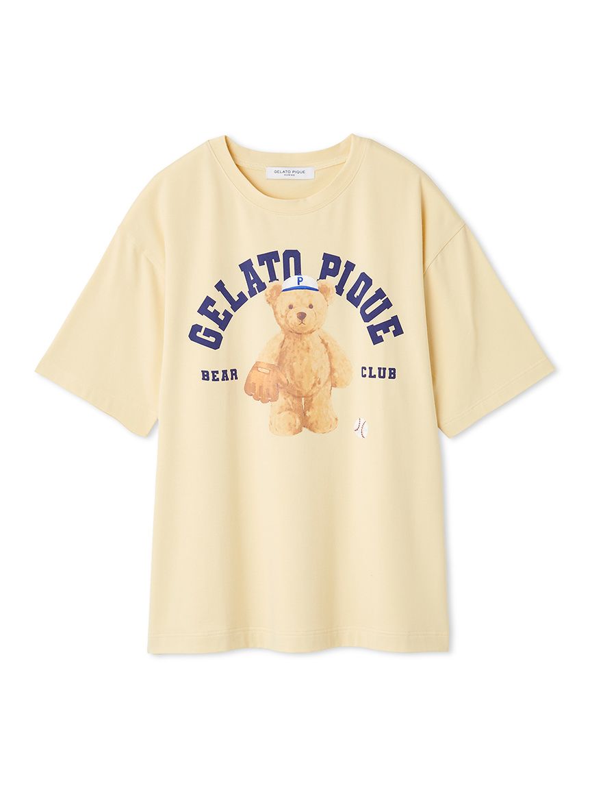 HOMME】スポーティーベアワンポイントTシャツ(カットソー・Tシャツ