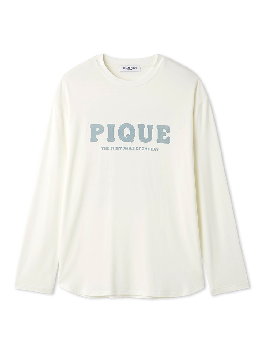 HOMME】レーヨン天竺ロゴプリントロンT(カットソー・Tシャツ)｜ルーム