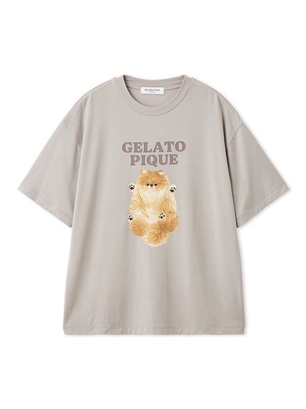 HOMME】ドッグワンポイントTシャツ(カットソー・Tシャツ)|ルーム HOMME】ドッグワンポイントTシャツ(カットソー・Tシャツ)|ルーム