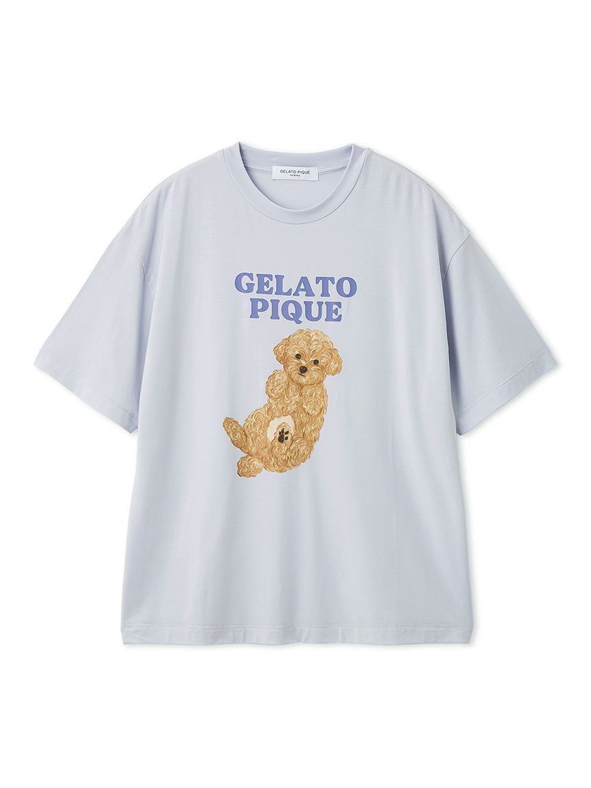 HOMME】ドッグワンポイントTシャツ(カットソー・Tシャツ)｜ルーム