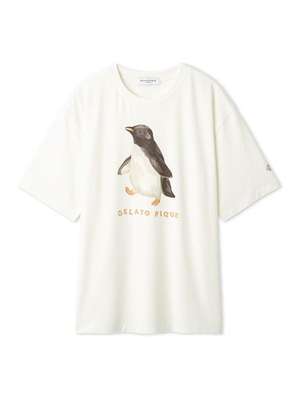 HOMME】【接触冷感】シーアニマル柄ワンポイントTシャツ(カットソー・T
