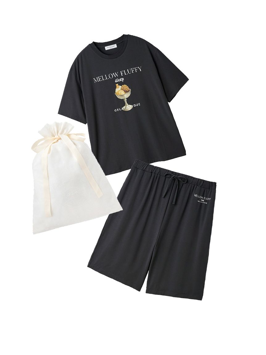 ラッピング済み】【HOMME】【接触冷感】COOLレーヨンデザートロゴT