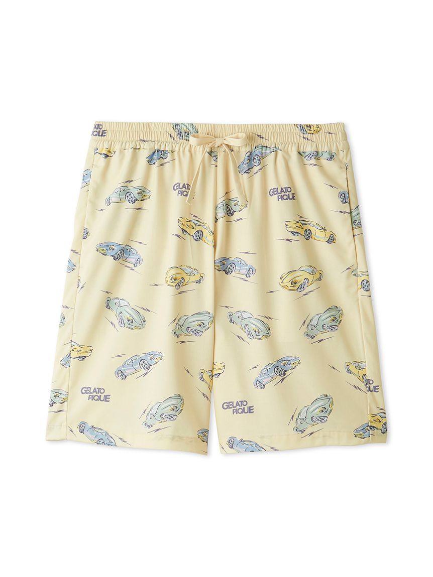 HOMME】【接触冷感】スタービークル柄ハーフパンツ(ハーフパンツ