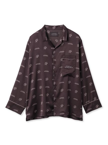 Bitter】【HOMME】サテンシャツ(シャツ)｜ルームウェア・パジャマ通販 