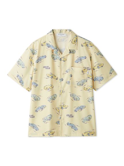 HOMME】【接触冷感】スタービークル柄シャツ(シャツ)｜ルームウェア