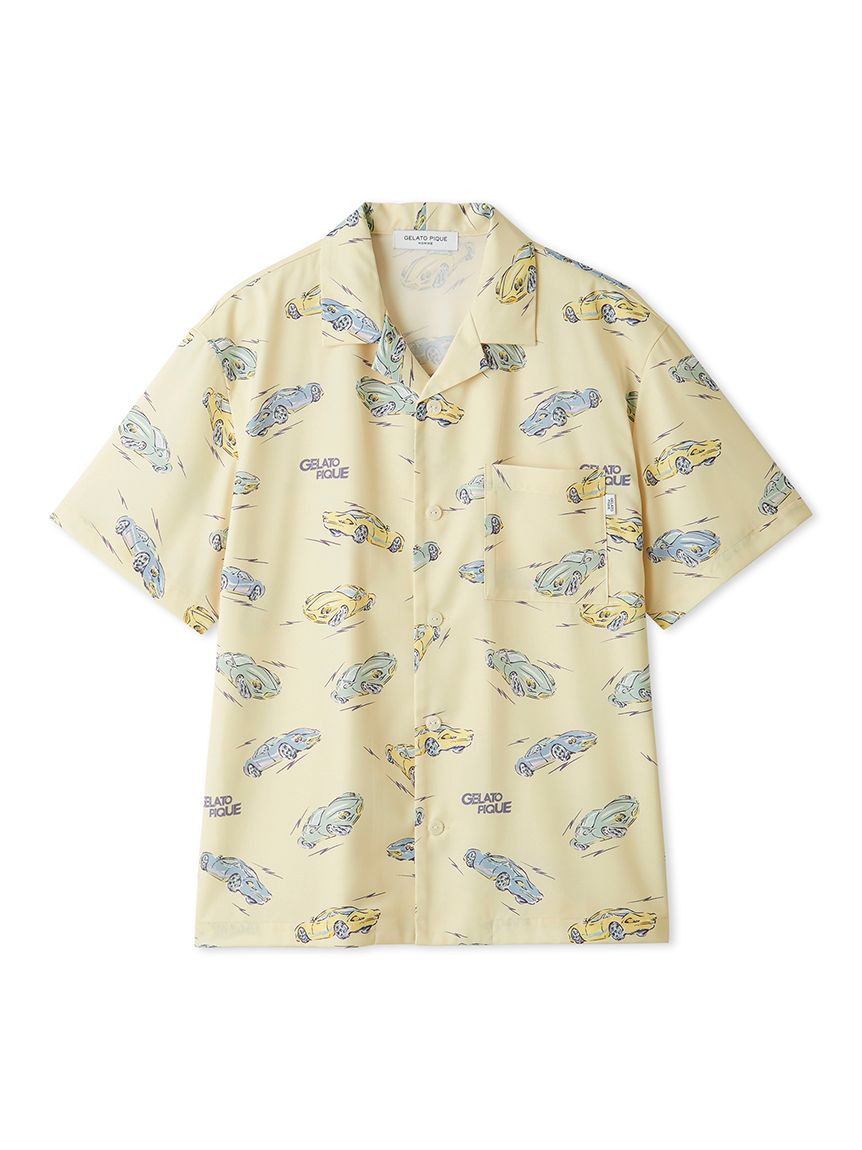 HOMME】スタービークル柄シャツ(シャツ)｜ルームウェア・パジャマ通販