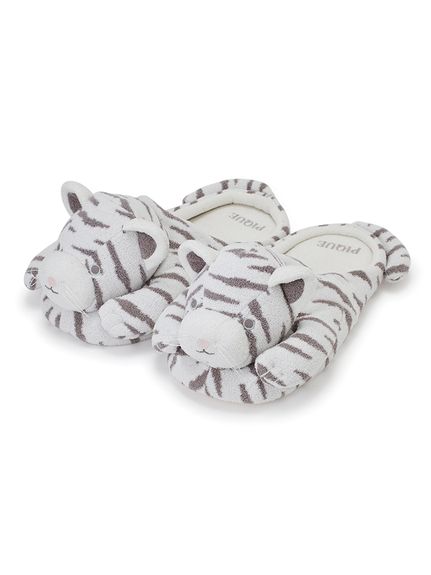 【ONLINE限定】【HOMME】ホワイトタイガールームシューズ(OWHT-F)