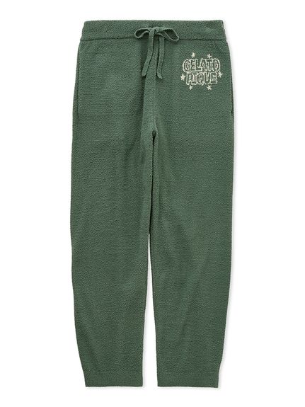 【HOMME】エアモコピケロゴジャガードロングパンツ