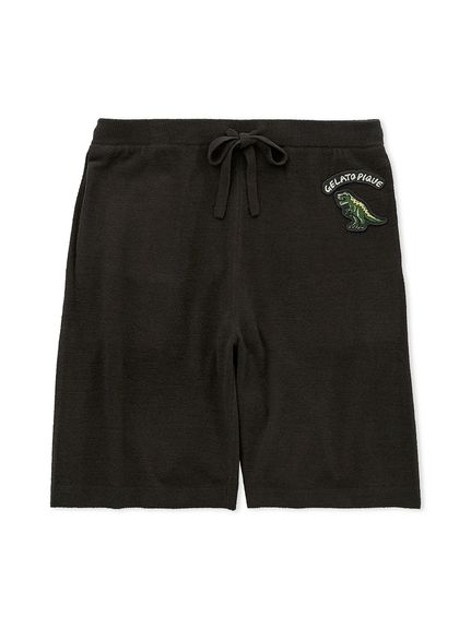 【HOMME】エアモコダイナソージャガードハーフパンツ(DGRY-M)