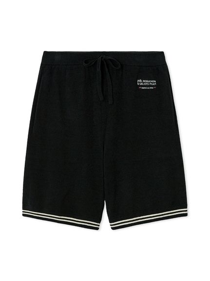JOEL ROBUCHON】【HOMME】【接触冷感】ワンポイントハーフパンツ