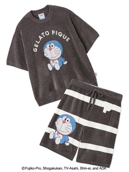 大人気!! gelato pique Art Touch プルオーバー&ハーフパンツSET gelato pique｜【ONLINE限定】【HOMME】エアリーモコドッグ