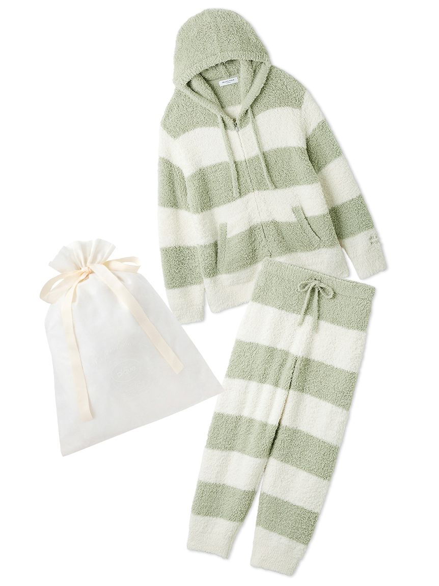 ラッピング済み】【HOMME】ジェラート2ボーダーパーカー＆ロング