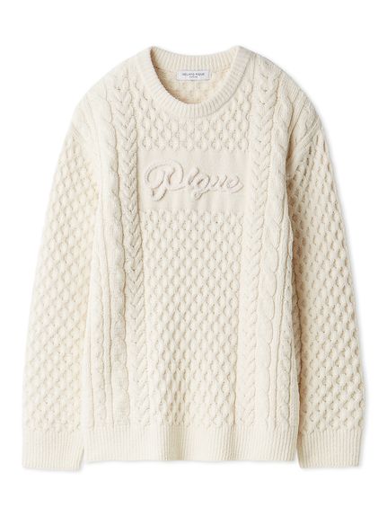 HOMME】アランプルオーバー(ニットプルオーバー)｜ルームウェア