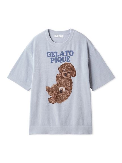 ONLINE限定カラーあり】【HOMME】ドッグジャガードプルオーバー(ニット