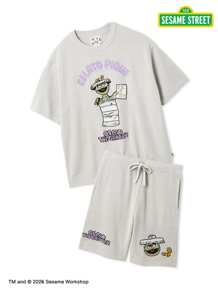 【新品】gelato pique×SESAME STREET ルームウェア 上下 gelato pique(ジェラート ピケ)」世界的人気を誇る「セサミストリート