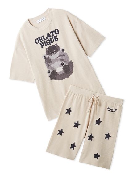 今夜削除　新品　未開封　ジェラートピケ ドッグ　セットアップ すべてのカテゴリgelato pique DOG COLLECTION ｜ルームウェア