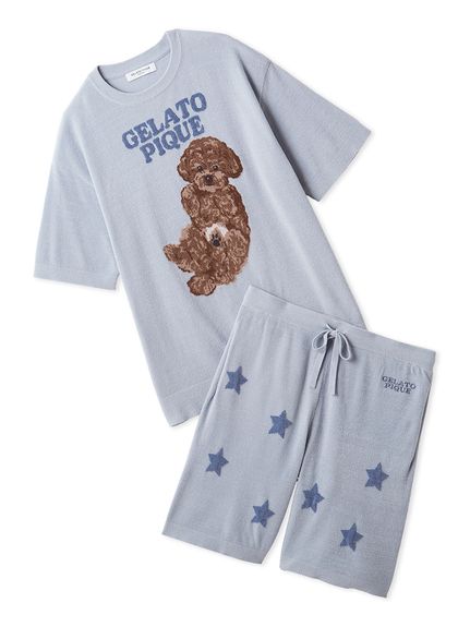 今夜削除　新品　未開封　ジェラートピケ ドッグ　セットアップ gelato pique | ジェラートピケ公式 added - gelato pique