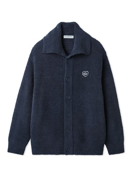 HOMME】べビモコハートロゴ刺繍カーディガン(カーディガン・ガウン