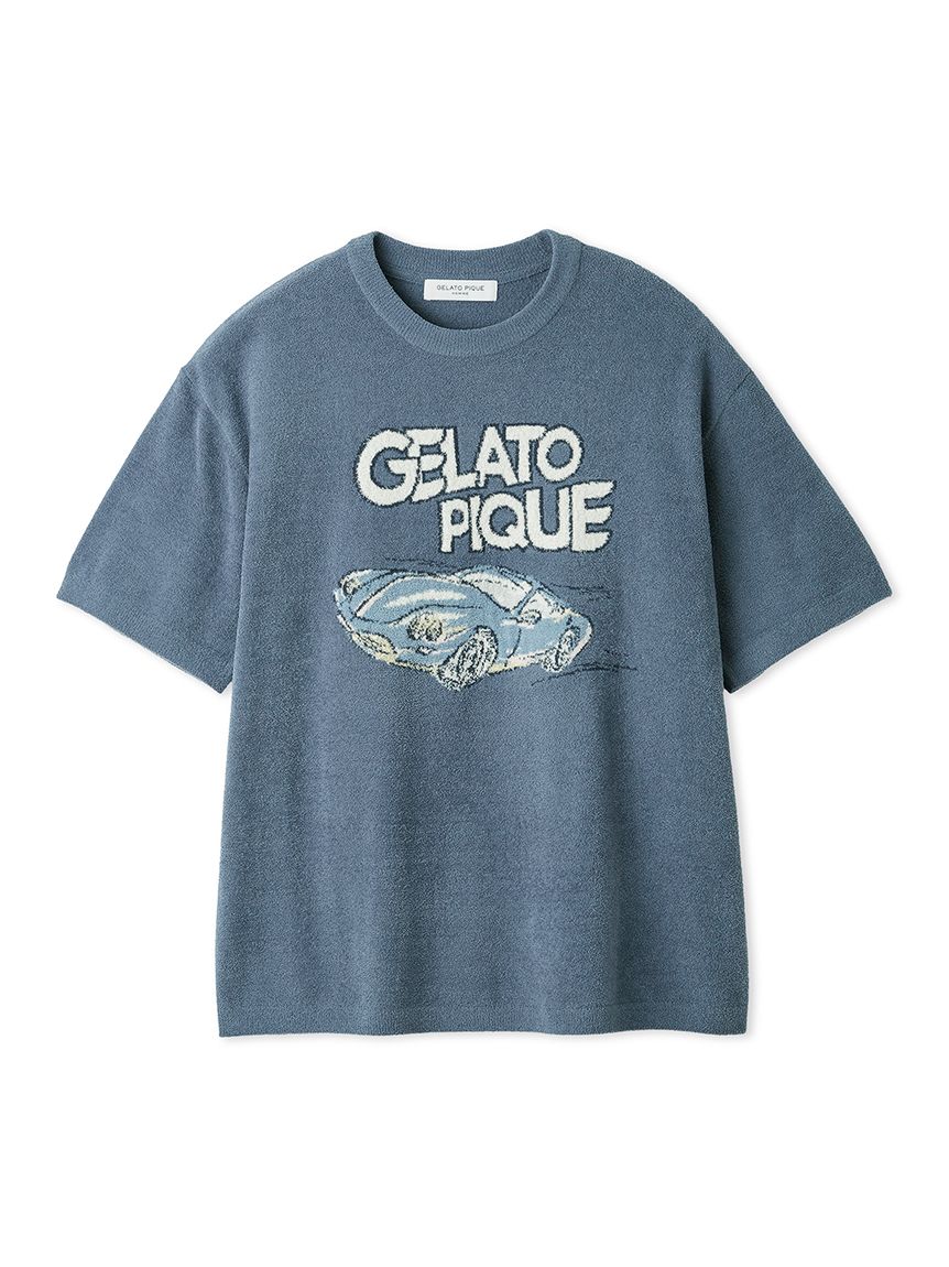 HOMME】エアリーモコスタービークルジャガードプルオーバー(カットソー