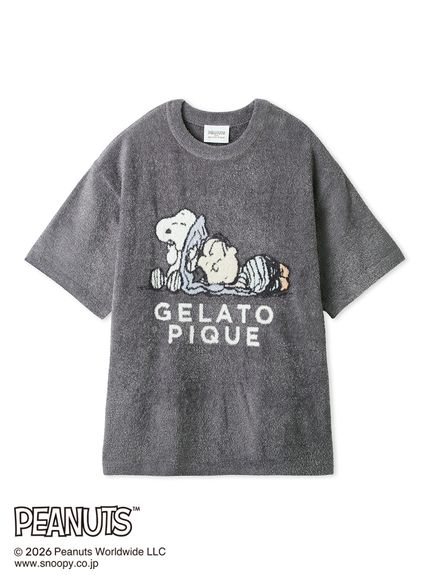 PEANUTS】【HOMME】スムーズィージャガードプルオーバー(カットソー・T