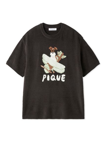 ヒラノトシユキ】【HOMME】エアリーモコPLANEDOGジャガードプル