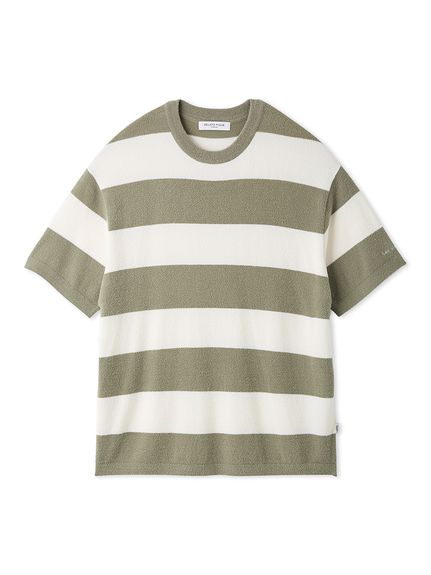 HOMME】【UVカット】スムーズィーliteクール2ボーダープルオーバー