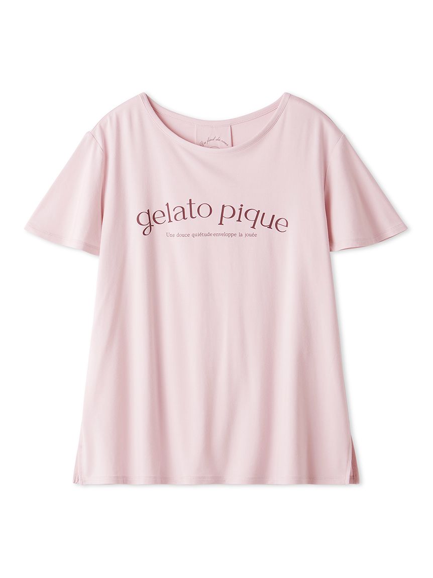 抗菌防臭】マタニティレーヨンロゴプルオーバー(カットソー・Tシャツ