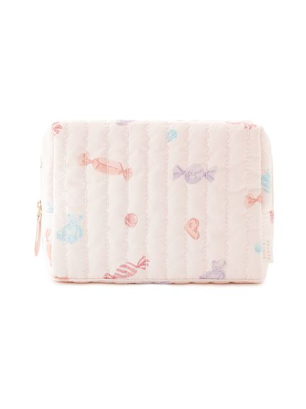 Disney×gelatopique / ルームウエアセット ブルー&総柄ポーチ ポーチ