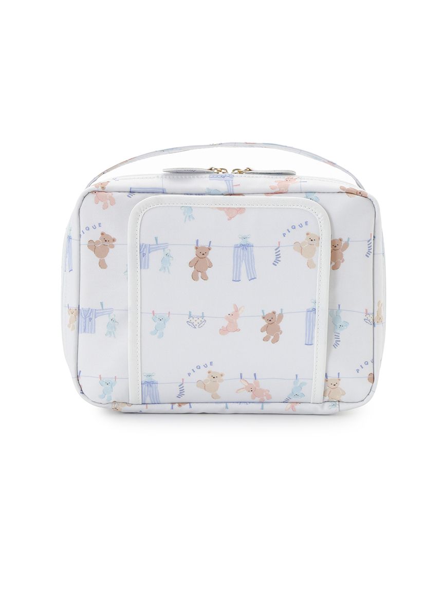 ウォッシングアニマル柄おむつポーチ(ポーチ)｜ルームウェア・パジャマ