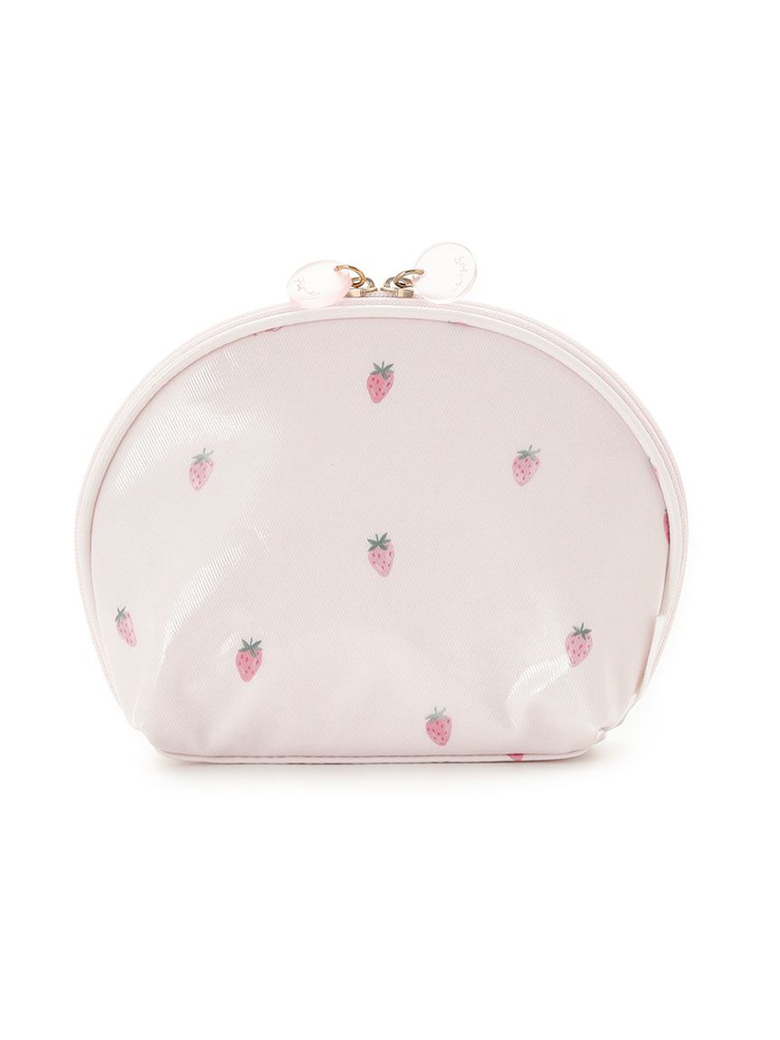 ストロベリー柄コーティングポーチ(ポーチ)｜ルームウェア・パジャマ