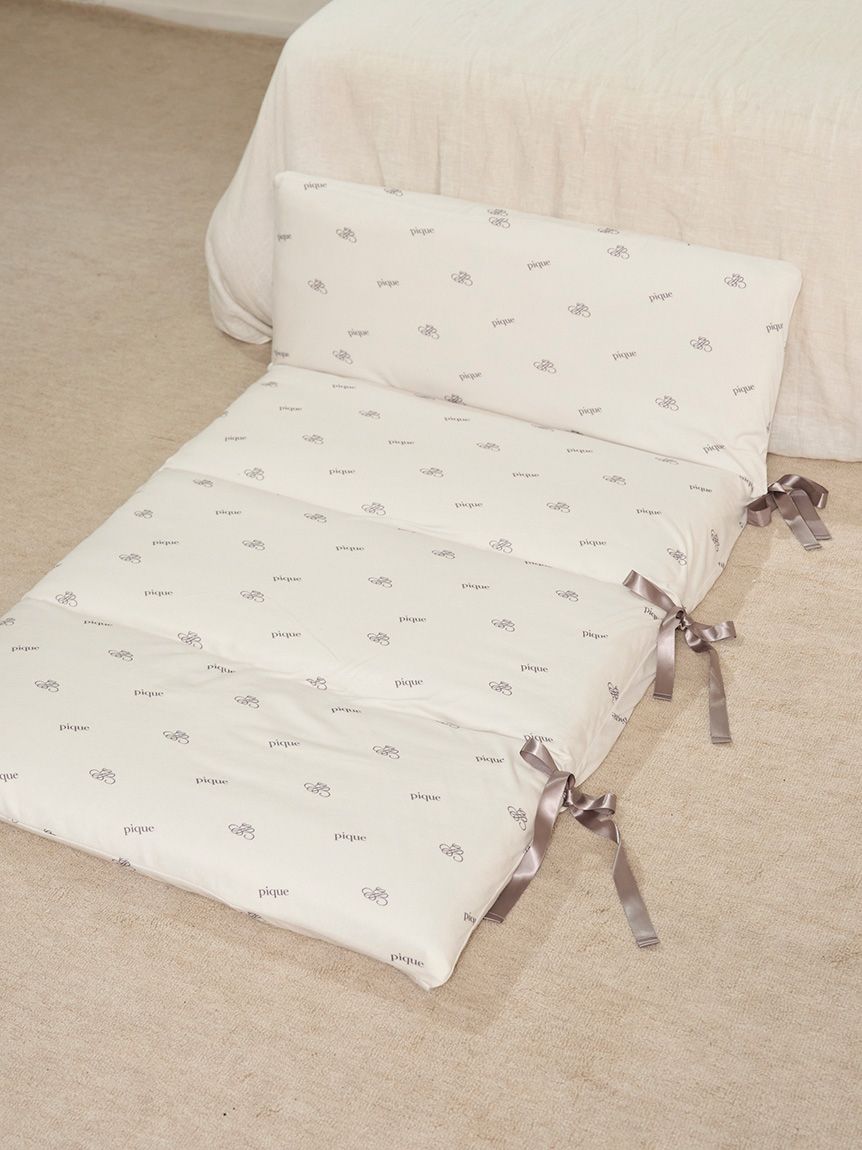 ONLINE限定】【Sleep】モノグラム柄 ごろ寝クッション(クッション