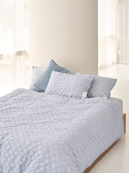 gelato pique Sleep ふわふわマットシーツ新品未使用♡ Sleep】エンボス雲柄 敷きパッド（ダブル）(ボックスシーツ