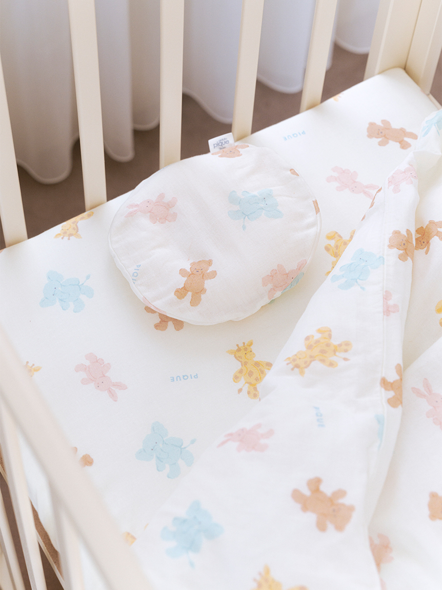 Sleep】【BABY】ぬいぐるみ柄 お布団6点セット(寝具セット)｜ルーム